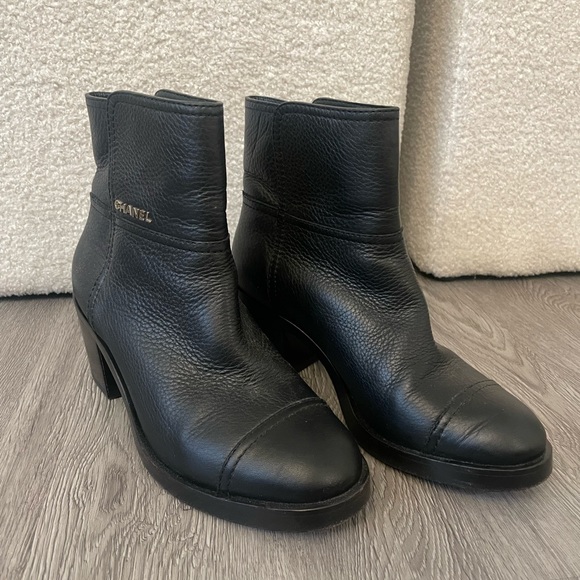 Chanel Black Ankle Boots - Picture 3 of 8